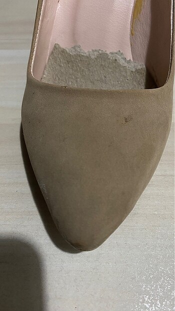 36 Beden camel Renk Dolgu topuk - stiletto - platform