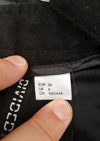 xs Beden Fermuarlı Siyah Süet Mini Elbise