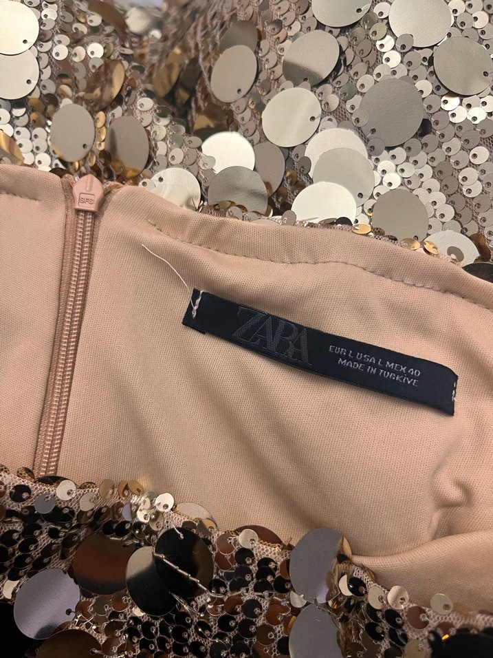 Zara Pullu Mini Etek - Görsel 3