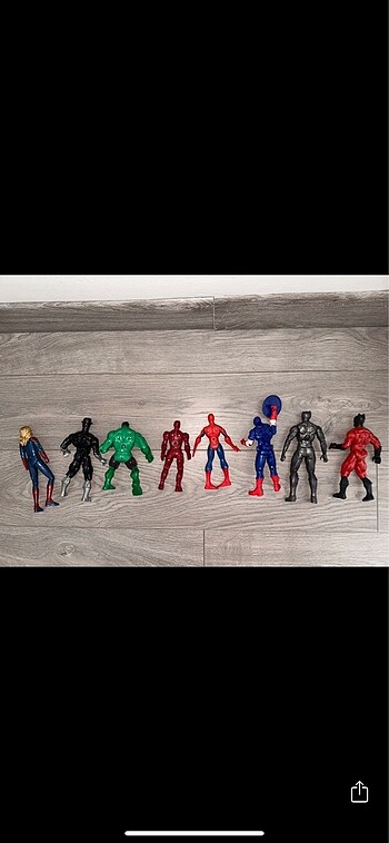  Marvel figur oyuncak 10 adet set