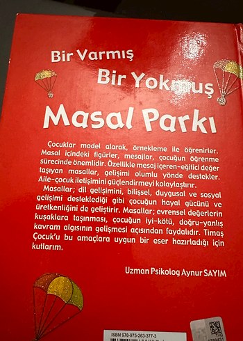  Beden Bir Varmış Bir Yokmuş Masal Parkı Çocuk Kitabı