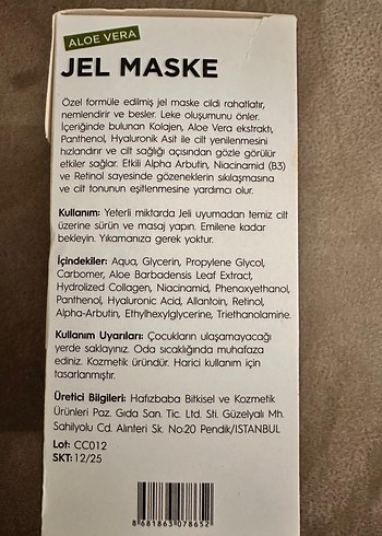 Clasy Jel maske - Görsel 5