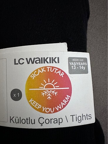 LC Waikiki Kilotlu Termal çorap 13-14 yaş