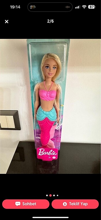 Barbie Dreamtopia Denizkızı