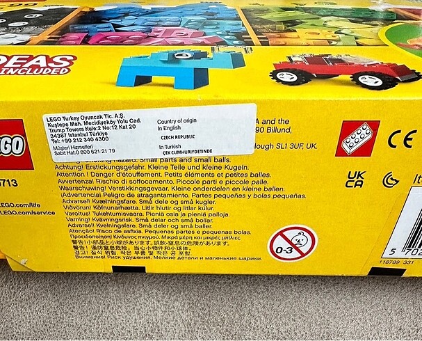 Beden Renk Lego Classic