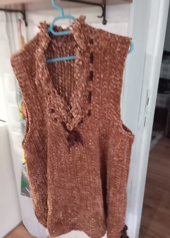 Düğmeli Siyah Süet Kadın Blazer - Görsel 8