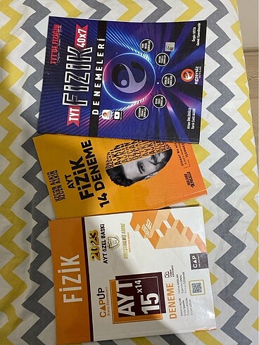  Fizik deneme set özcan aykın denemesi de var