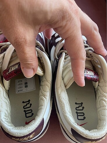 41 Beden bordo Renk #nike#drunk low#adidas#sporayakkabı#retro#dunk#low