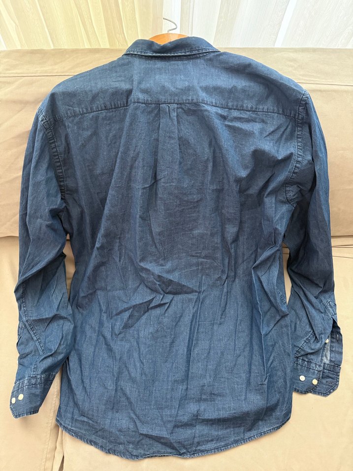 Orijinal Gant Lacivert Denim Gömlek — görsel 7/7