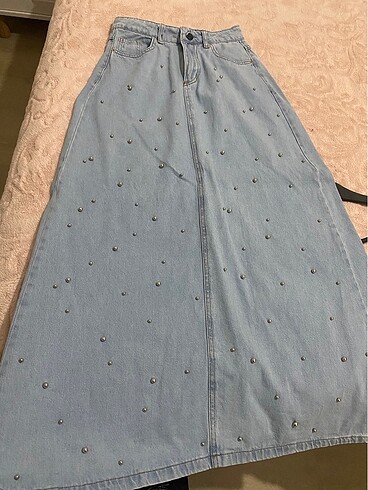 Demim jeans kot etek