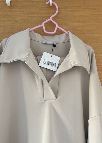 Diğer Bej Kadın Normcore Gömlek