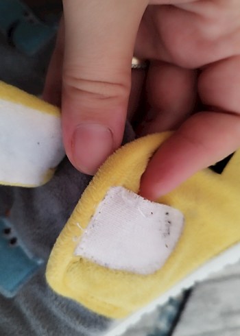 30 Beden sarı Renk Sarı Gri Erkek Çocuk Sıcak Gezer Panduf