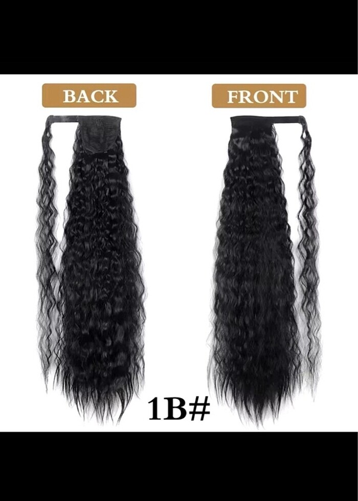 Dalgalı Postiş Saç - Görsel 2