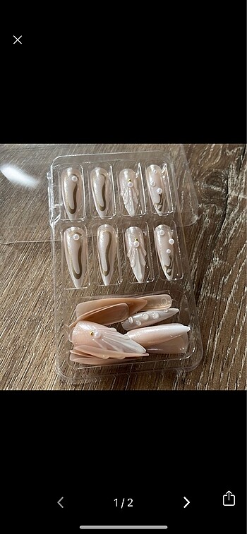 Jel Tırnak Görünümlü Takma Tırnak - Görsel 2