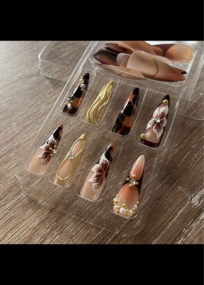 Jel Tırnak Görünümlü Takma Tırnak - Görsel 3