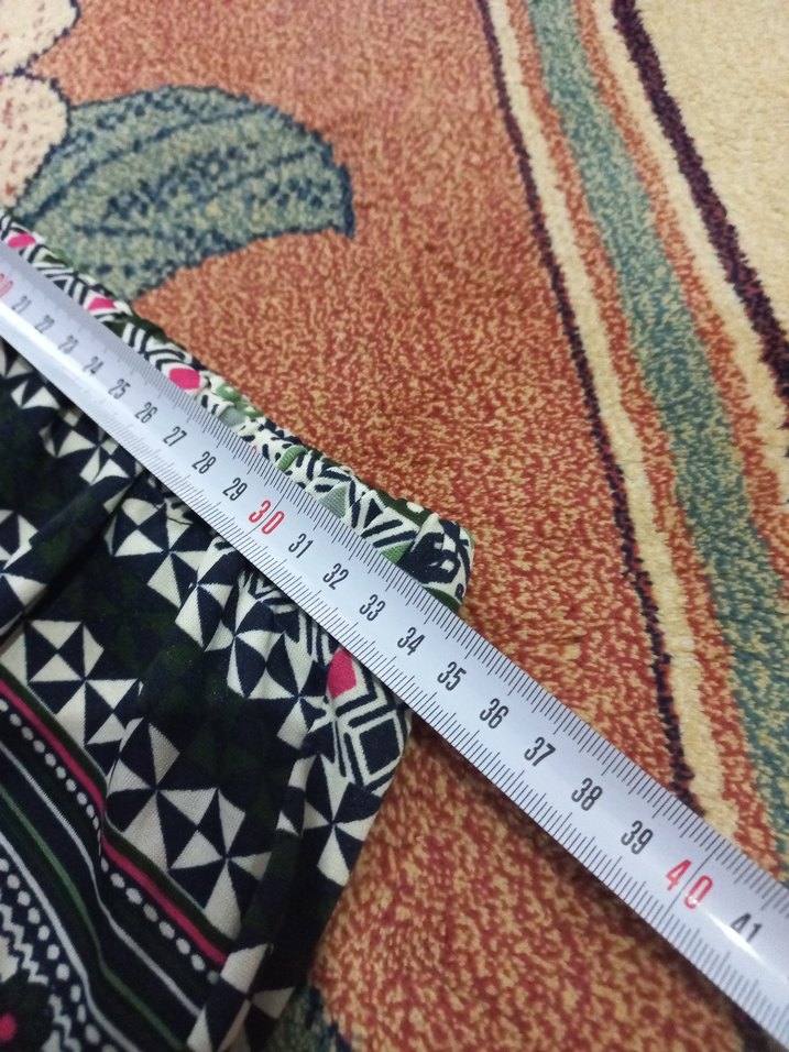 Kadın Çok Renkli Desenli Uzun  Etek - Görsel 5