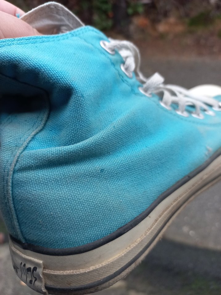 Kadın Mavi Denim Spor Ayakkabı convers - Görsel 5