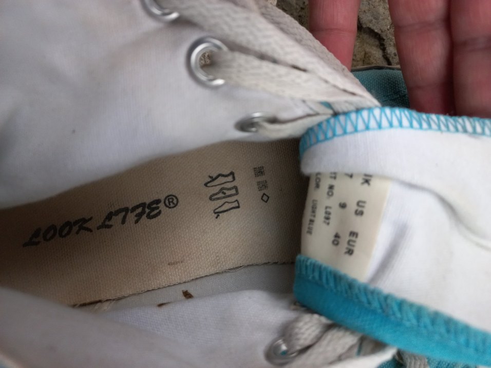 Kadın Mavi Denim Spor Ayakkabı convers - Görsel 2