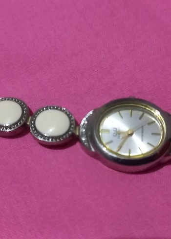 Beyaz Zincir Detaylı Minimalist Kadın Saati - Görsel 3