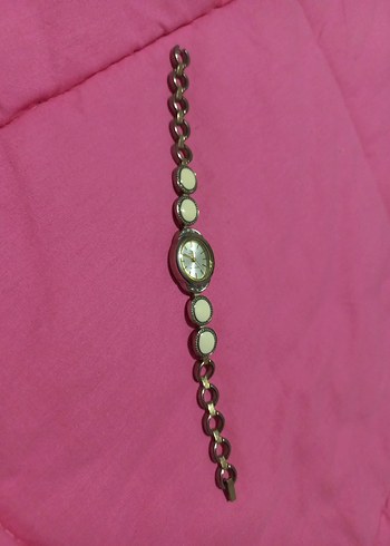 Beyaz Zincir Detaylı Minimalist Kadın Saati - Görsel 6