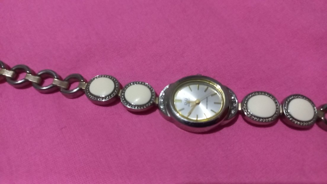 Beyaz Zincir Detaylı Minimalist Kadın Saati - Görsel 3