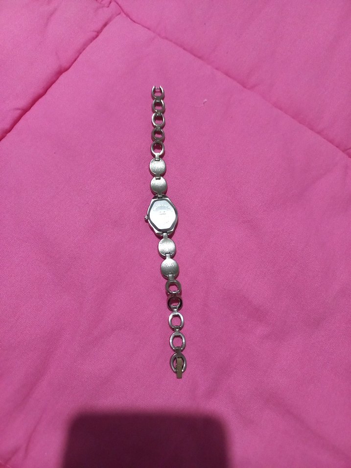 Beyaz Zincir Detaylı Minimalist Kadın Saati - Görsel 5