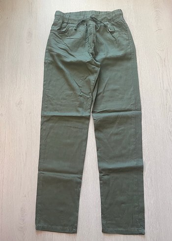 LC Waikiki Kadın Keten Rahat Kesim Midi Pantolon