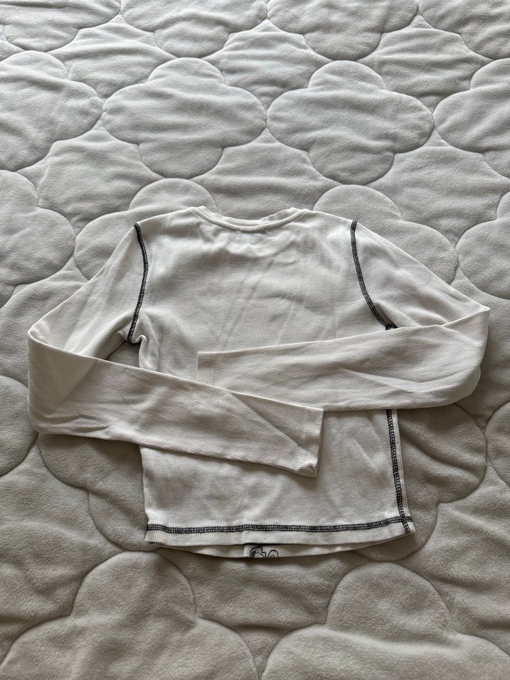 Kız Çocuk Uzun Kollu Baskılı Tişört - Görsel 3