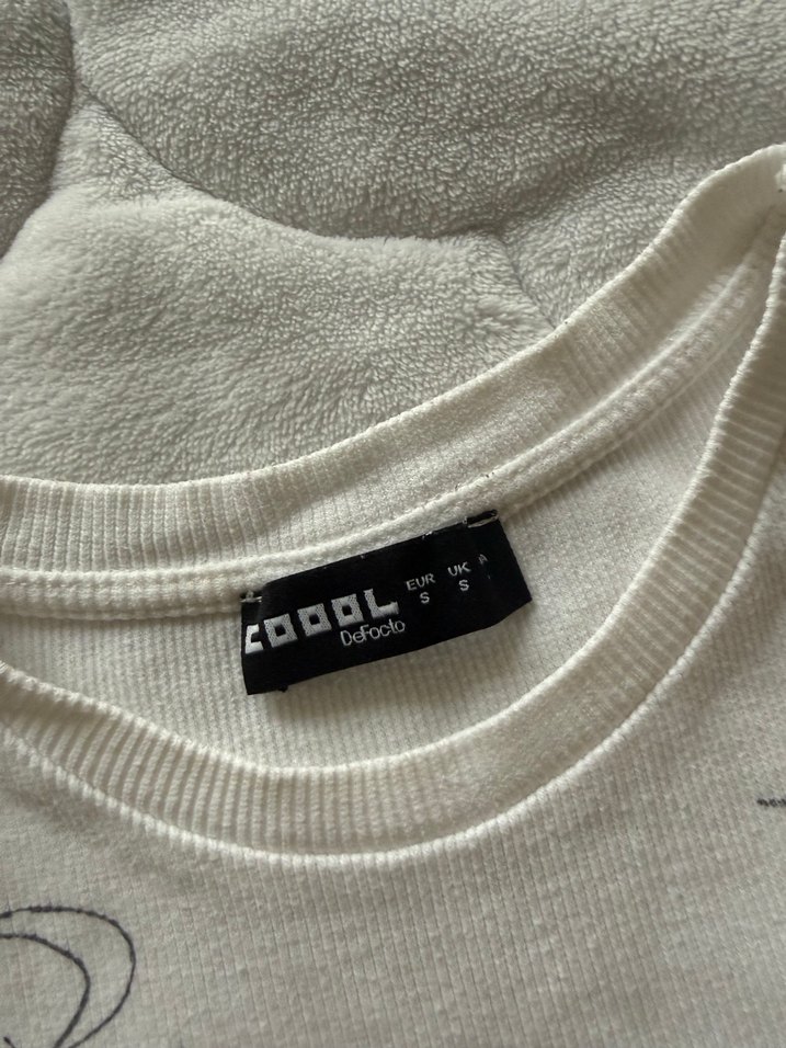 Kız Çocuk Uzun Kollu Baskılı Tişört - Görsel 2