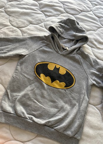 Erkek Çocuk Gri Kapüşonlu Sweatshirt 2 Li - Görsel 4