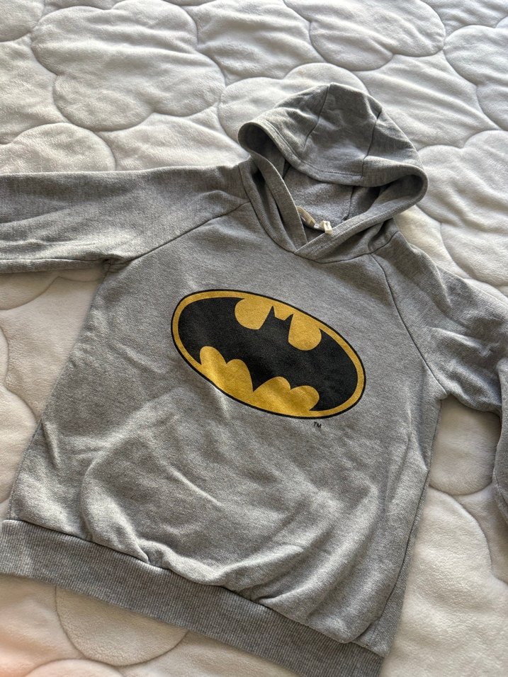 Erkek Çocuk Gri Kapüşonlu Sweatshirt 2 Li - Görsel 4