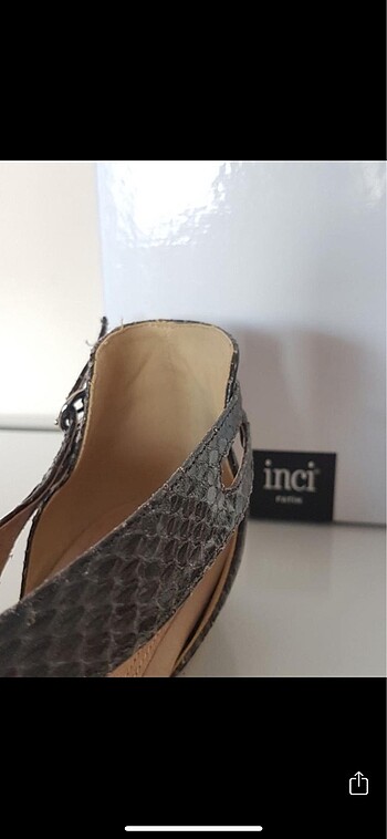37 Beden gri Renk Parmak arası sandalet