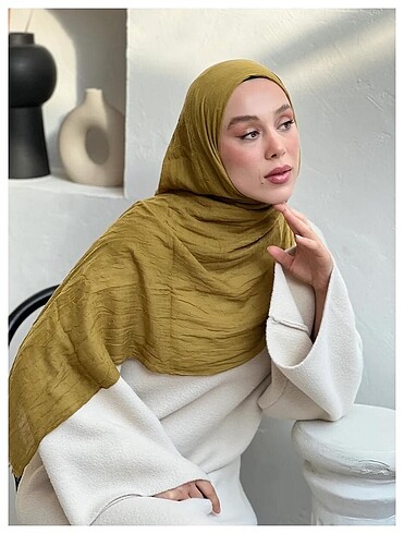 Yağ yeşili bambu şal