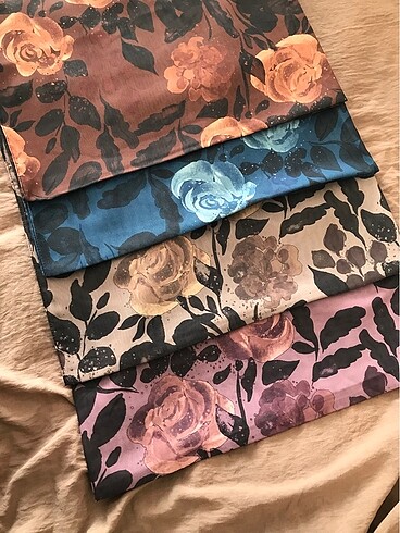 Rose desen nesir şal