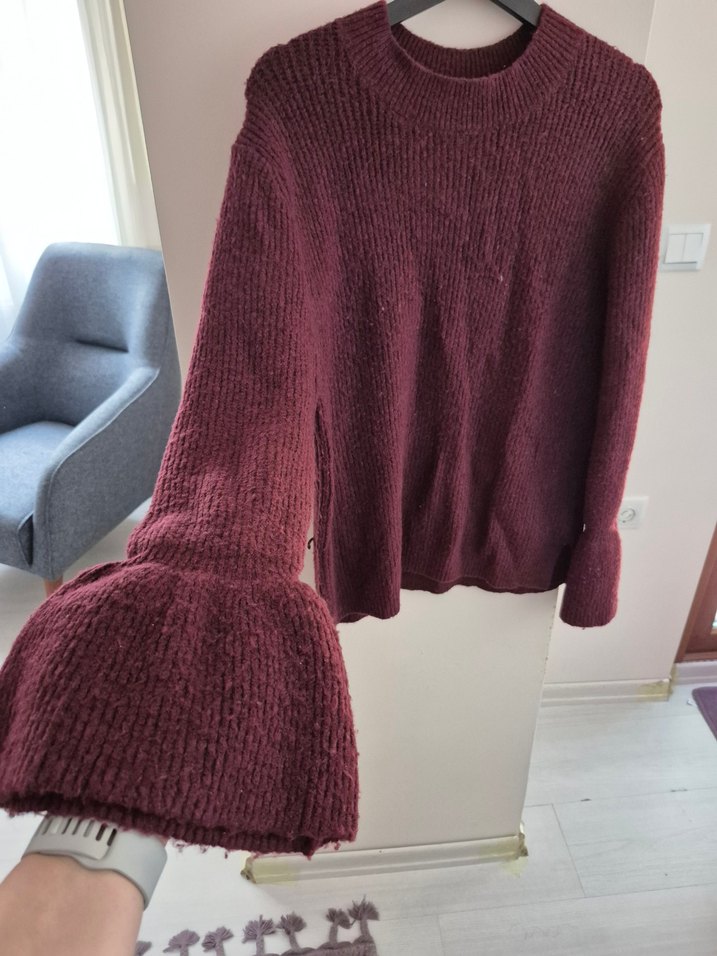 bordo kazak Almanya'dan almıştım az kullanıldı - Görsel 2