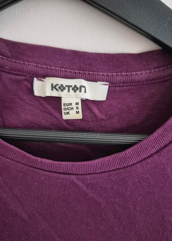 Beyaz  , Mürdüm ve Mor Kadın Kısa Kollu Pamuklu Tişört - Görsel 5