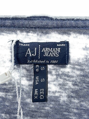 s Beden mavi Renk Armani Jeans T-shirt %70 İndirimli.