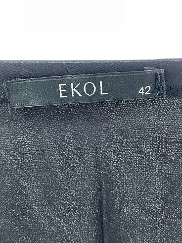 42 Beden siyah Renk Ekol Bluz %70 İndirimli.