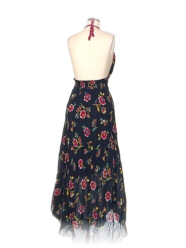 s Beden Vintage Love Uzun Elbise %70 İndirimli.