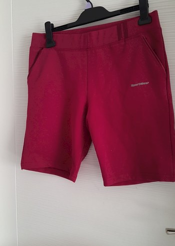 Bordo Mini Spor Şort - Görsel 2