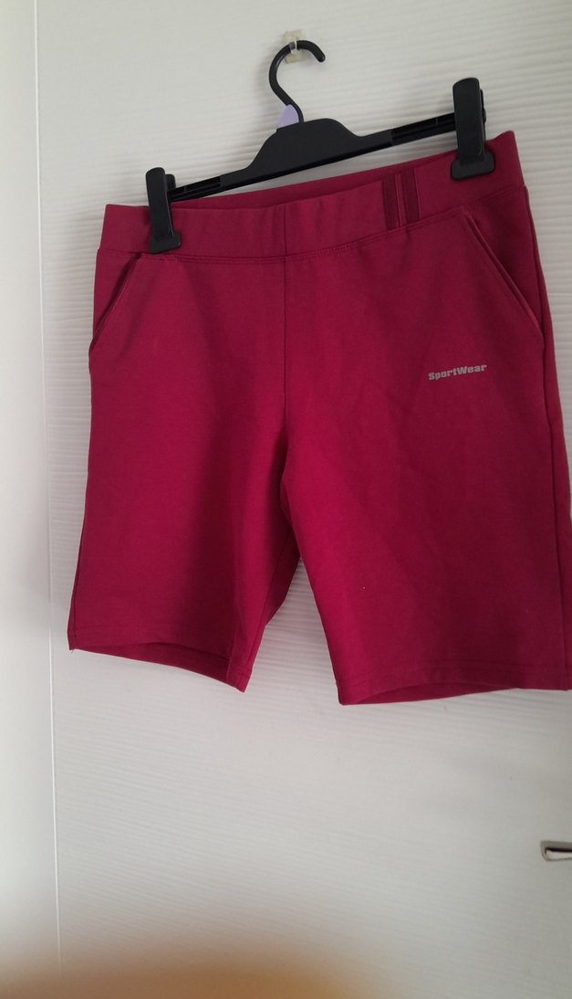 Bordo Mini Spor Şort - Görsel 2