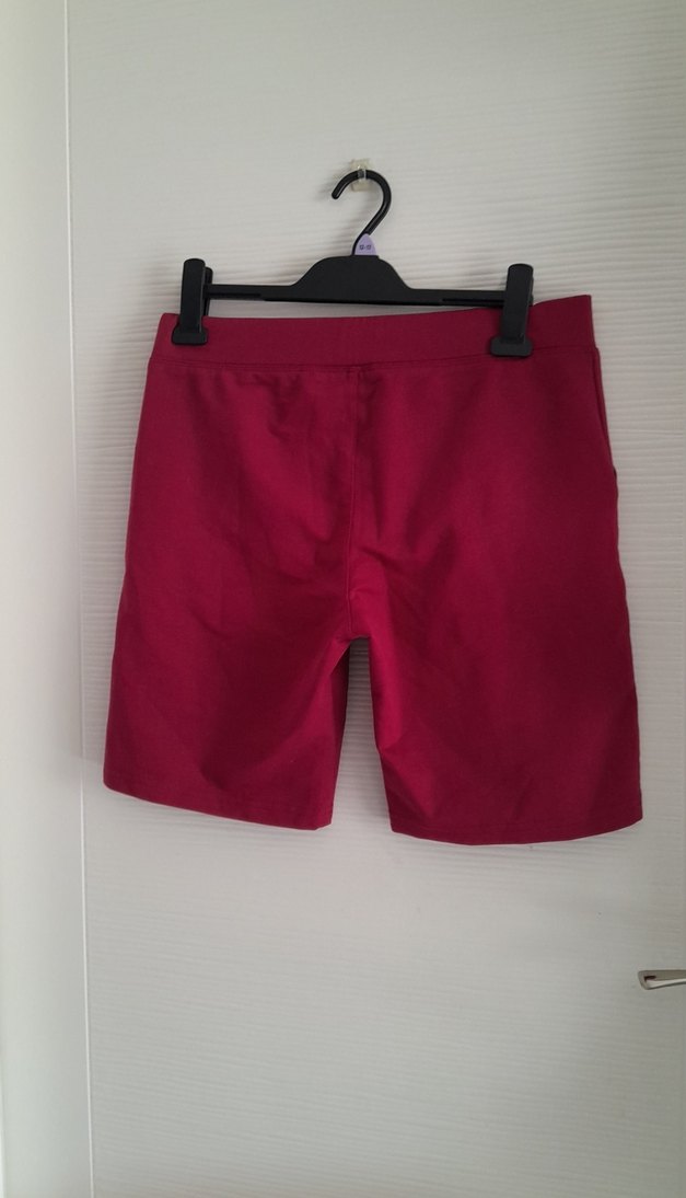 Bordo Mini Spor Şort - Görsel 3