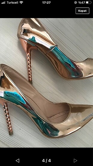 gold stiletto