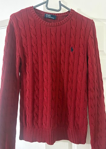 Koyu Kırmızı Polo Ralph Lauren kadın Kazak - Görsel 3