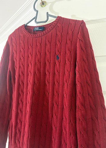 Koyu Kırmızı Polo Ralph Lauren kadın Kazak - Görsel 2