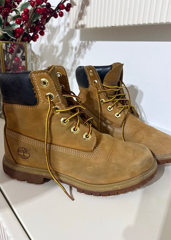 Timberland Süet Kadın Topuklu Bot - Görsel 2
