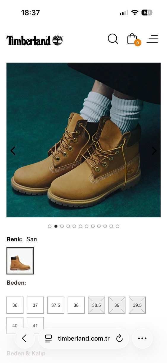 Timberland Süet Kadın Topuklu Bot - Görsel 5