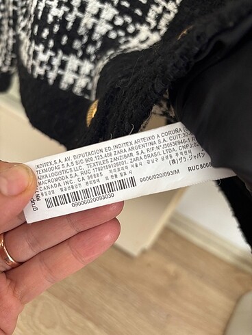 Zara tüvit ceket - Görsel 5