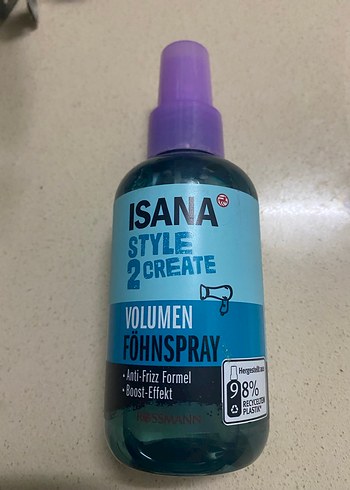 ISANA Saç Hacim Fön Spreyi 150 ml - Görsel 3