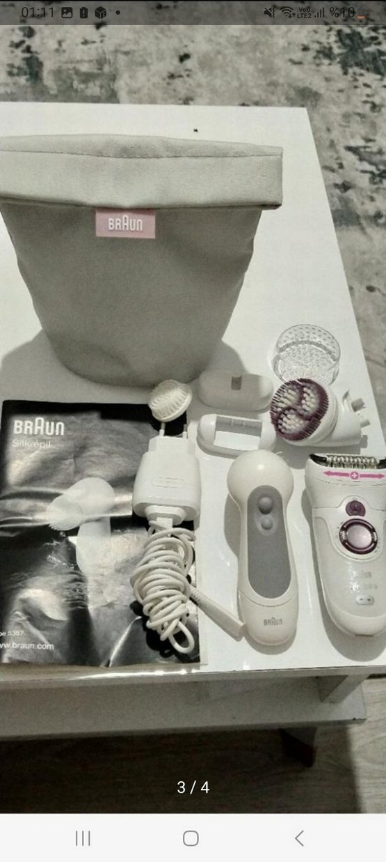 Braun Silk-épil 9 Beyaz Epilatör Seti - Görsel 2